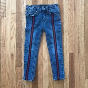 Joe’s Jeans Pinstripe Blue Jean